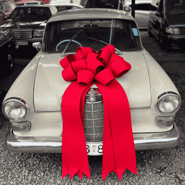 vintage car with a ribbon in nairobi