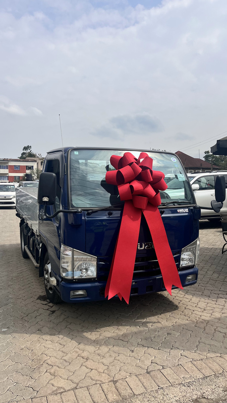 Truck with a Car ribbon along Ngong Road Nairobi